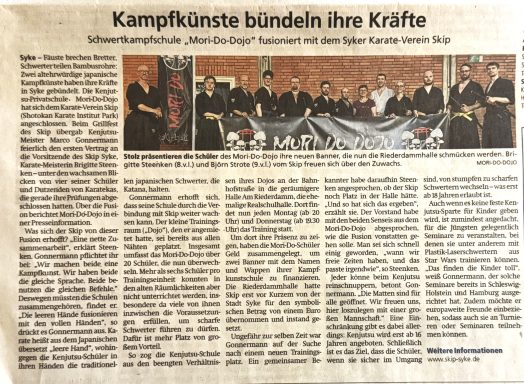 Kampfkünste Bündeln Ihre Kraft Kreiszeitung 23 Juli 2026